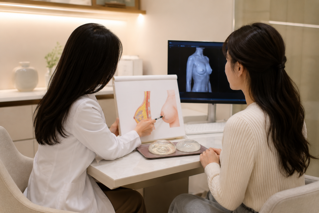 정원성형외과 가슴비대칭 재수술 계획