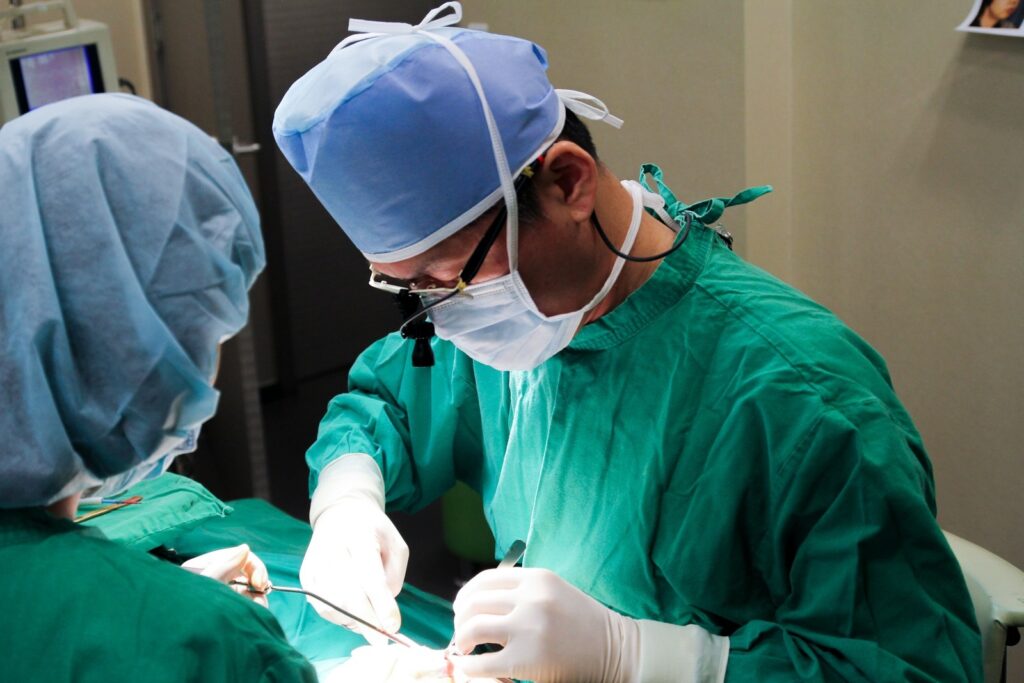 강남 JW정원성형외과 시술장면